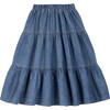 MaryJane Skirt, Denim Blue - Skirts - 1 - thumbnail