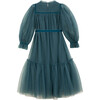 Kate LS Dress, Petrol - Dresses - 2