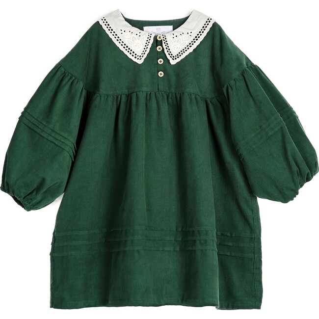 Josephine Dress, Forest Green - Dresses - 1