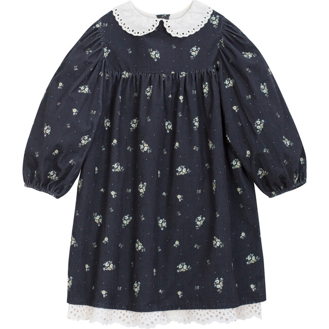 Frankie Dress, Black Flower