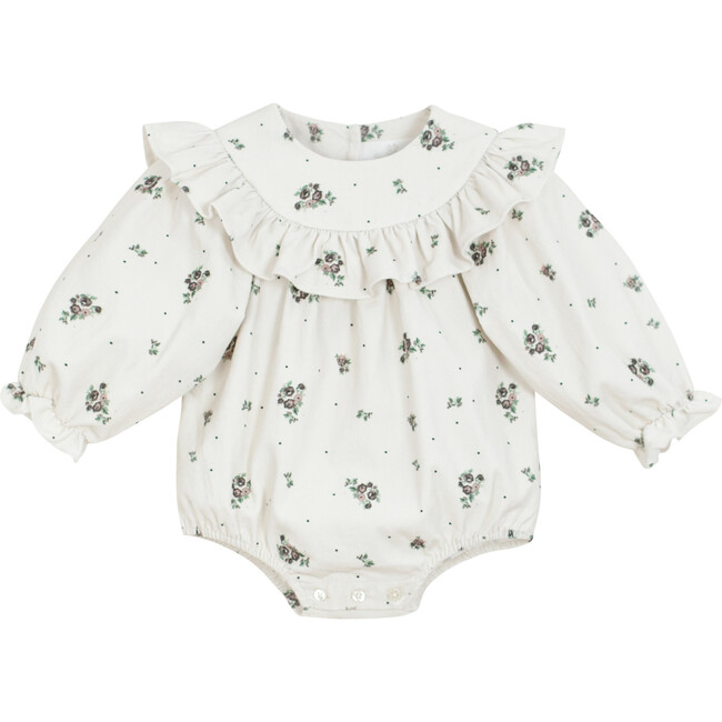 Emma Romper, Cream Flower