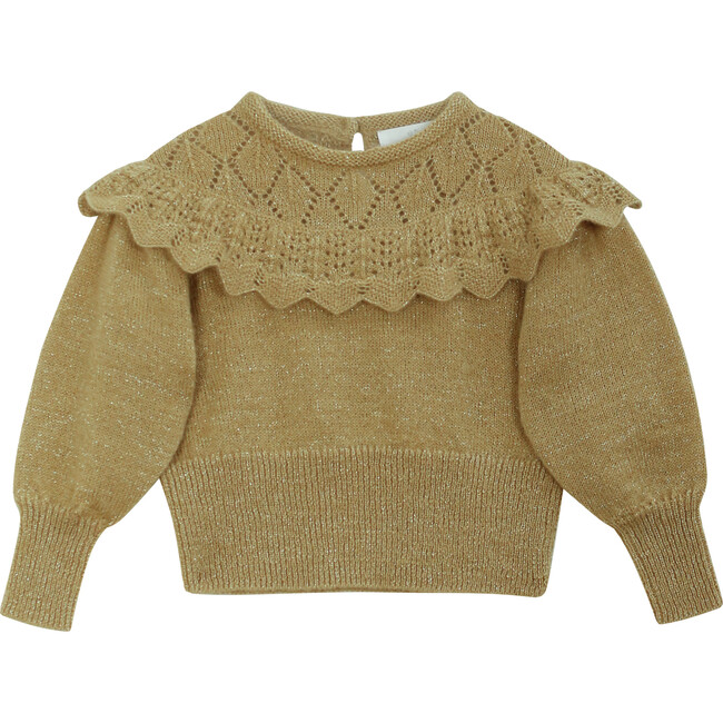 Giulia Pullover, Gold - Sweaters - 1