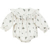 Emma Romper, Cream Flower - Rompers - 2