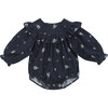 Emma Romper, Black Flower - Rompers - 1 - thumbnail