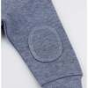 Mini Honeycomb Elbow Patch Boxy, Denim - Sweatshirts - 3