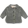 Corduroy with Snowdrift Shacket, Heather Gray - Jackets - 1 - thumbnail