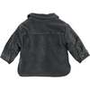 Corduroy with Snowdrift Shacket, Charcoal - Jackets - 3