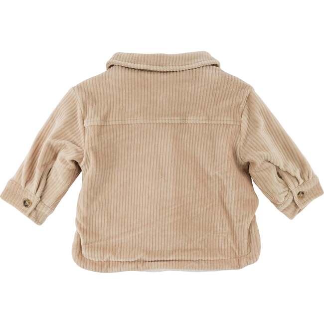 Corduroy with Snowdrift Shacket, Sand - Jackets - 3