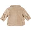 Corduroy with Snowdrift Shacket, Sand - Jackets - 3