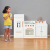 Bundle Little Chef Paris Play Kitchen & 14 pcs Wooden Cookware Bundle - Play Kitchens - 4