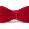 Velvet Touch-Close Strap Pre-Knotted Bow Tie, Red - Bowties & Ties - 2