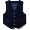 The Velvet Plush Welt Pocket Party Vest, Multicolors - Vests - 1 - thumbnail