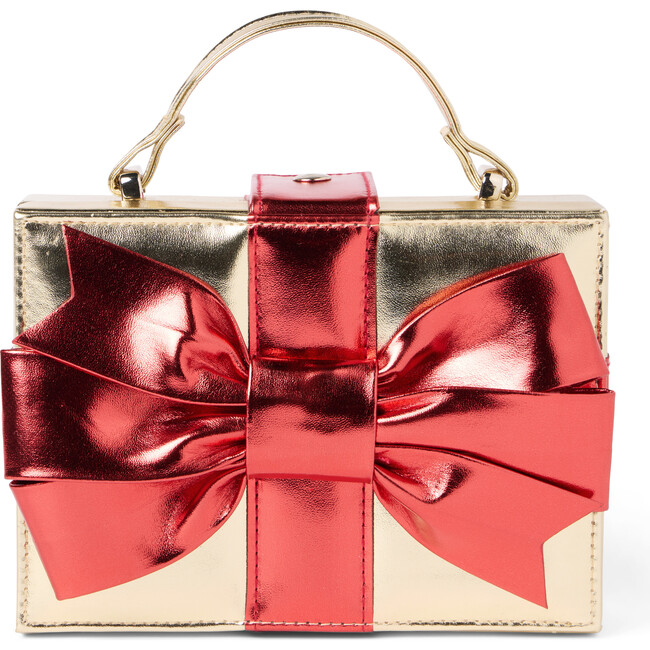 Red and gold purse on sale