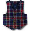 The Tartan Welt Pocket Festive Vest, Multicolors - Vests - 1 - thumbnail