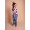 Daisy Bug Abi Elastic Waistband Denim Pants, Blue - Jeans - 2