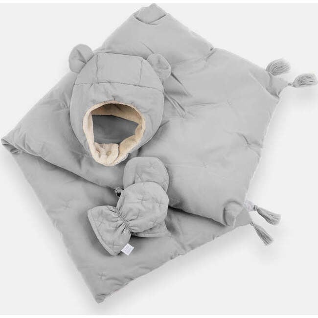 The Cub Set Includes Airy, Mitten, Hat & Blanket, Pearl