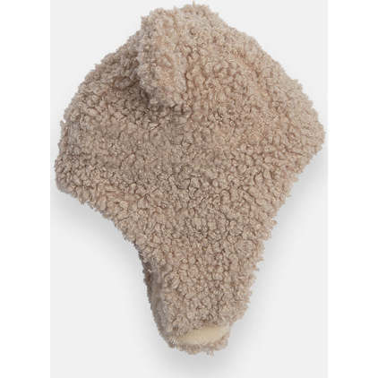 Teddy Hat & Mittens Set, Oatmeal - Mixed Accessories Set - 2