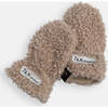 Teddy Hat & Mittens Set, Oatmeal - Mixed Accessories Set - 3