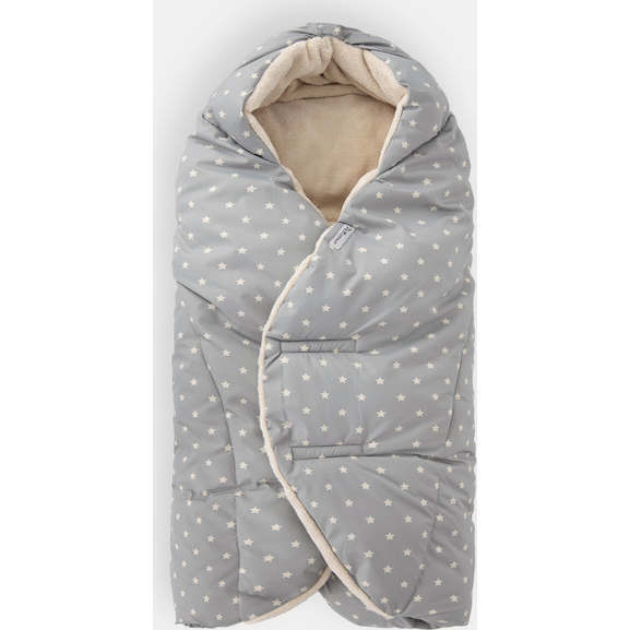 Nido, Print Grey Stars - Stroller Accessories - 1