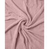 Fuzzy Cushy Ribbed Blanket, Ash Rose - Blankets - 2