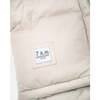 Evolution Tundra 212 Hook-N-Loop Zipper Blanket, White Fur & Beige Heather - Stroller Accessories - 5