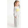 Baby My Boxy Cotton Crew Neck Long Sleeve Top, Heather Grey - Shirts - 3