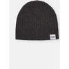 Baby Hug Me Beanie, Black Melange - Hats - 1 - thumbnail