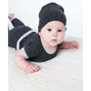 Baby Hug Me Beanie, Black Melange - Hats - 3