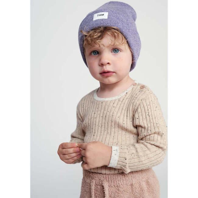 Baby Heather Beanies, Purple - Hats - 5