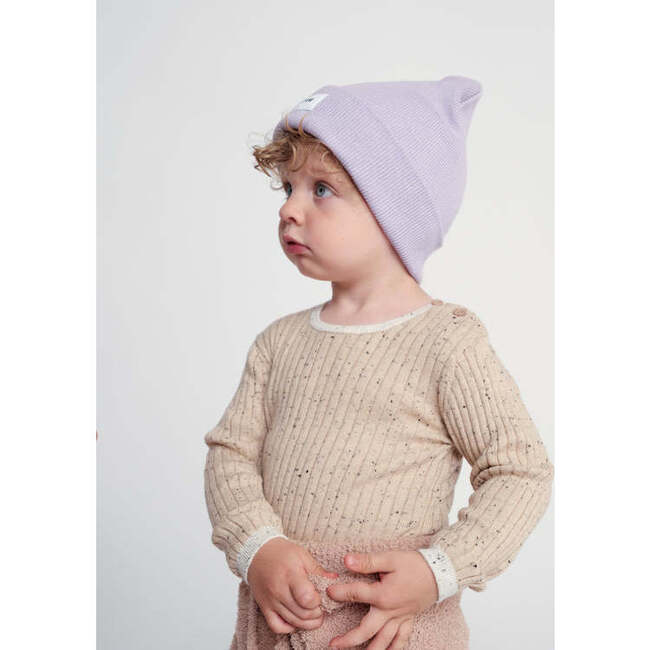 Baby Heather Beanies, Light Purple - Hats - 5