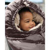 Evolution 212 Hook-N-Loop Zipper Blanket, Polar Brown - Stroller Accessories - 4