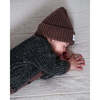 Chunky Beanie, Brown - Hats - 3