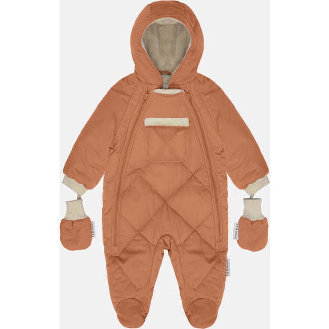 Bebe Benji Snowsuit, Spice Quilted