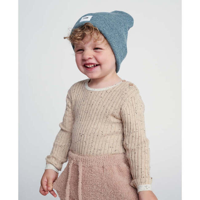 Baby Boys Heather Beanies, Aqua - Hats - 5