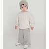 Baby Boxy Sweater Cable, Ecru - Sweaters - 6