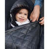 3-In-1 K-Poncho, Black Plush - Stroller Accessories - 4