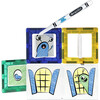 Crayola Doodle Magentic Tiles 24-Piece Set - Magnetic Tiles - 5