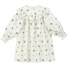 Emma LS Dress, Cream Flower - Dresses - 1 - thumbnail