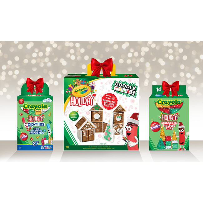 Crayola Magentic Holiday Starter Set - Magnetic Tiles - 1