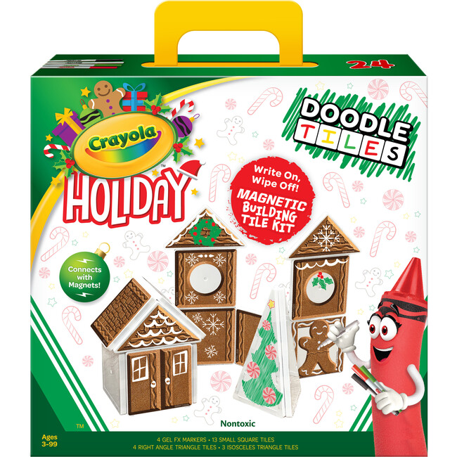 Crayola Magentic Holiday Starter Set - Magnetic Tiles - 2