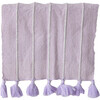 Lavender Tassel Table Runner - Other Accessories - 1 - thumbnail