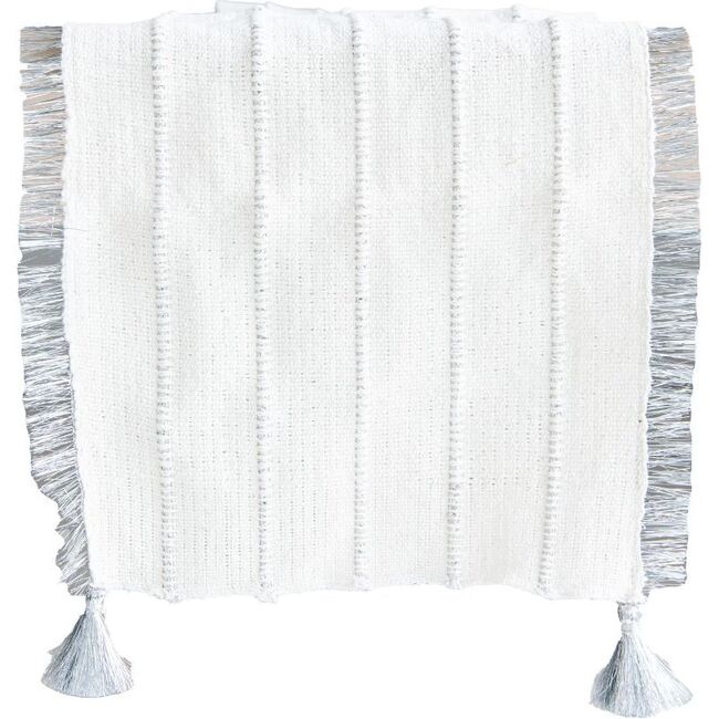 Silver Fringe Table Runner - Other Accessories - 1