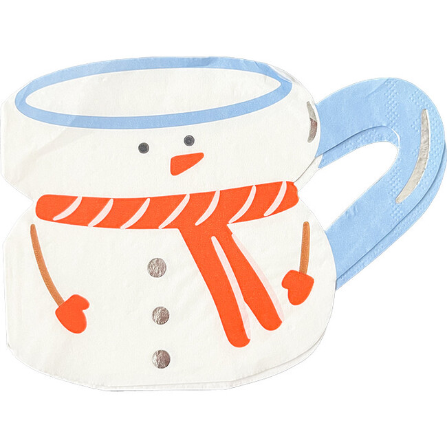 Baking Spirits Bright Snowman Mug Large Napkins