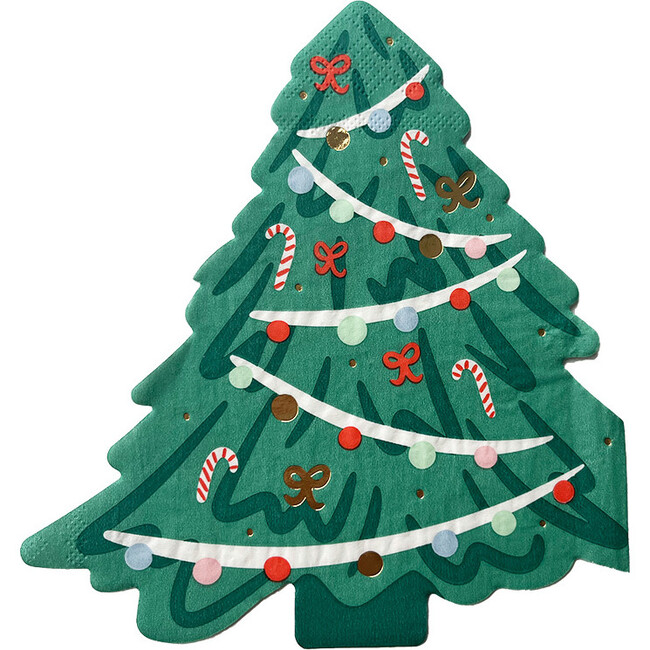 Baking Spirits Bright Christmas Tree Large Napkins