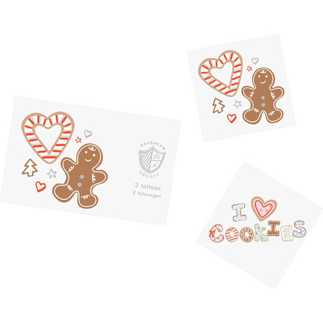 Baking Spirits Bright Cookie Temporary Tattoos