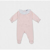 Heart Velvet Pajamas, Light Pink - Pajamas - 1 - thumbnail