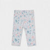 Elga Baby Girl Corduroy Pants, Flowery Buds Pink - Pants - 1 - thumbnail