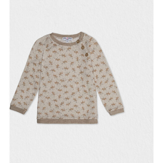 Darell Sweater, Beige Deer