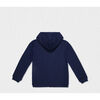 Dalton Hooded Sweater, Navy Blue - Sweaters - 2