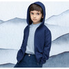 Dalton Hooded Sweater, Navy Blue - Sweaters - 3